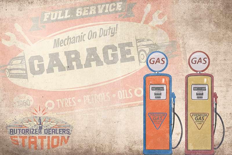 Carta da parati Garage