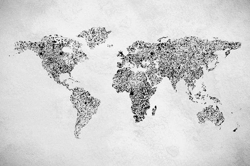 Carta da parati Ink World