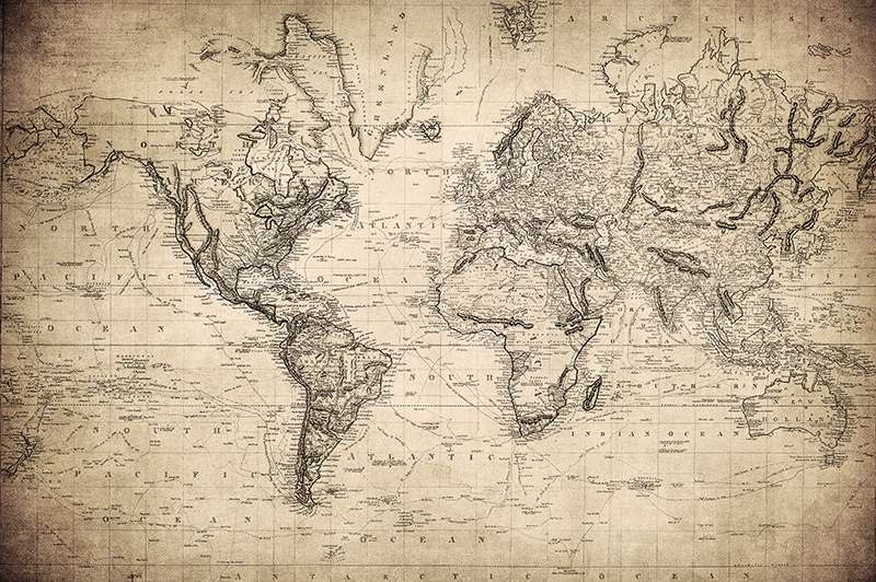 Carta da parati Old World