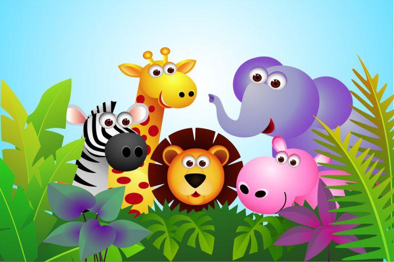 Carta da parati Animali Jungla 2
