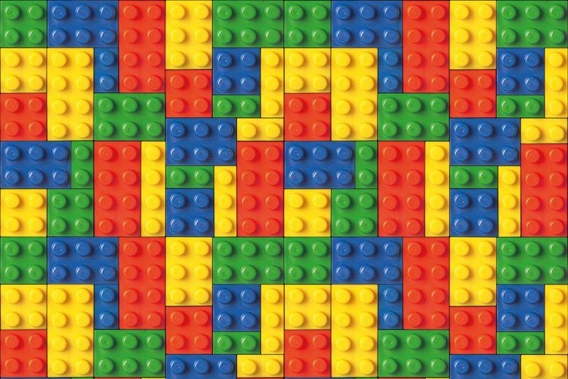 Carta da parati Costruzioni Lego