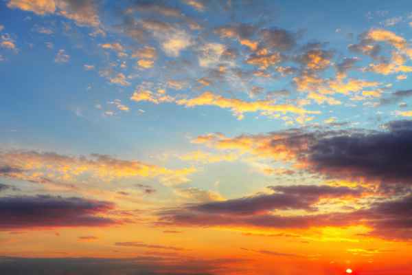Carta da parati Cielo al Tramonto