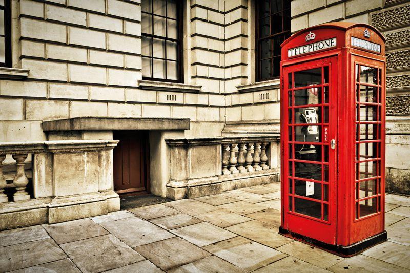 Carta da parati Londra, Cabina Telefonica