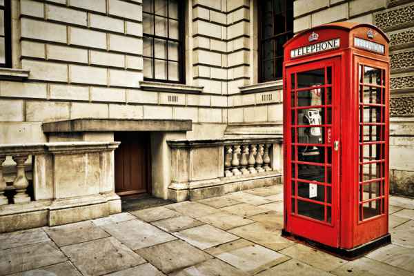 Carta da parati Londra, Cabina Telefonica