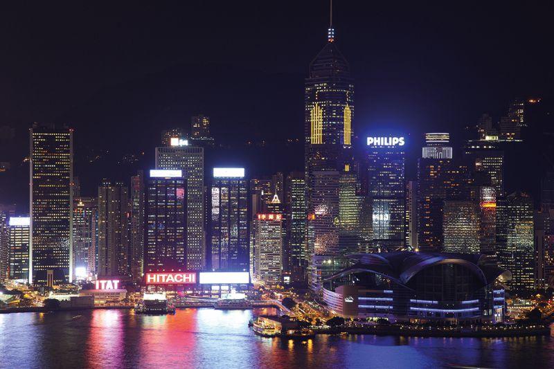 Carta da parati Hong Kong Skyline
