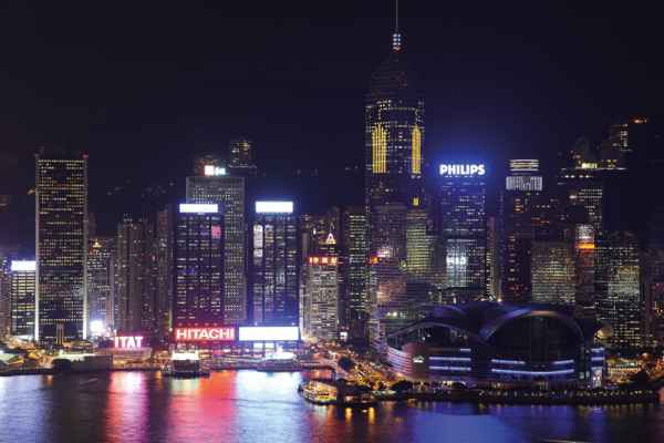 Carta da parati Hong Kong Skyline