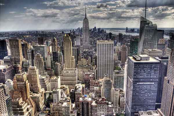 Carta da parati New York Vintage