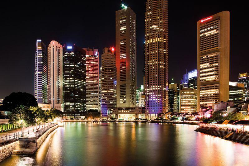 Carta da parati Singapore Night