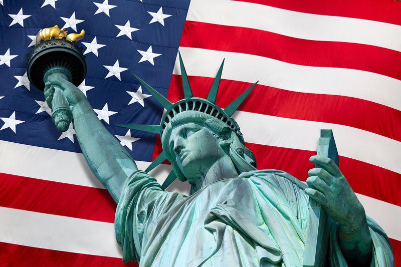 Carta da parati New York, Statua della Libertà 1