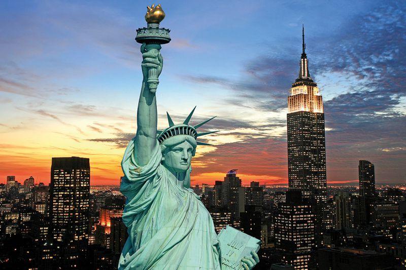 Carta da parati New York, Statue of Liberty