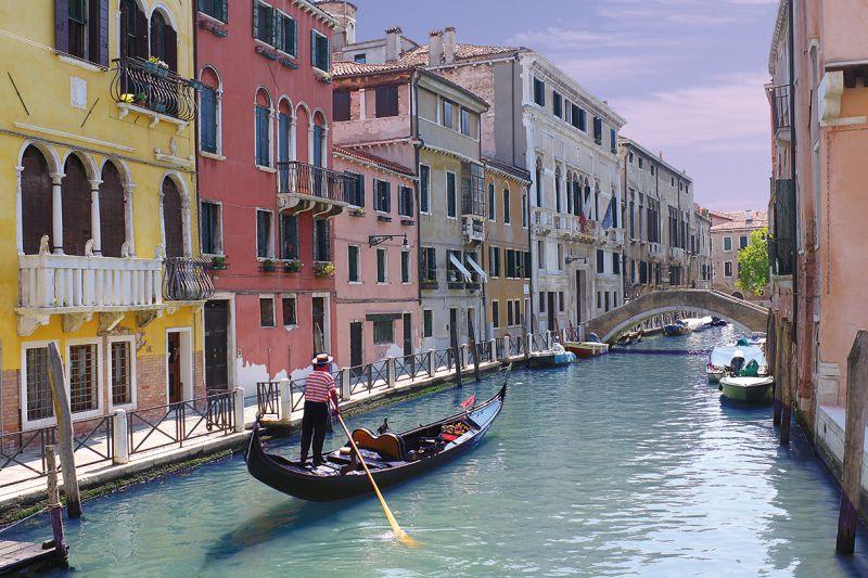 Carta da parati Venezia Gondoliere