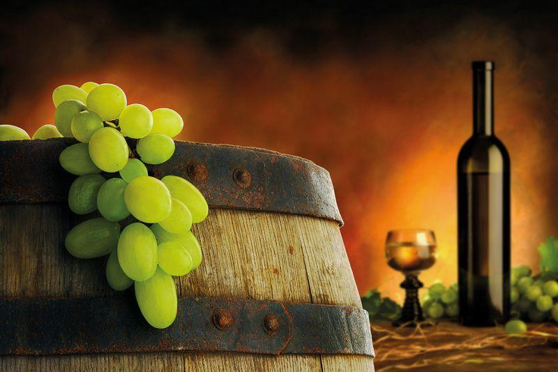 Carta da parati Uva e Vino