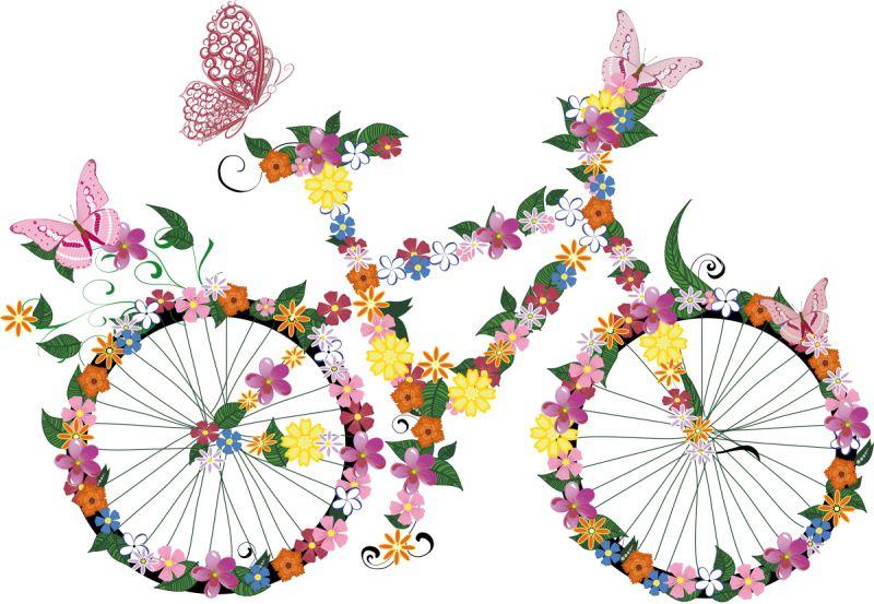 Carta da parati Bicicletta