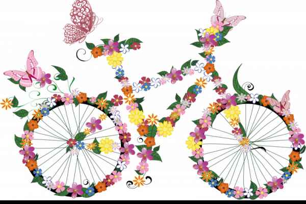 Carta da parati Bicicletta