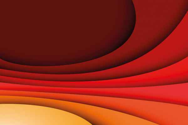 Carta da parati Curve a strati di colore