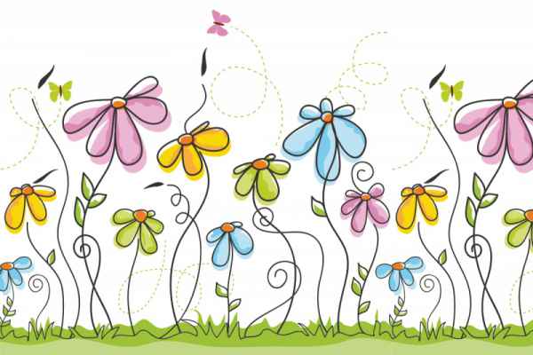 Carta da parati Fiori 2