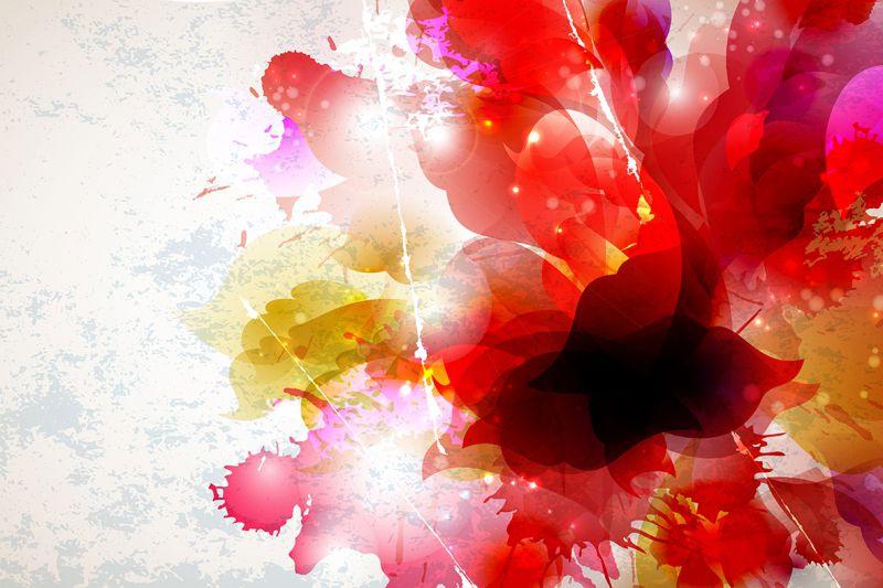 Carta da parati Flower Painting