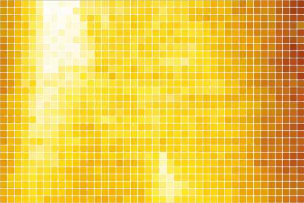 Carta da parati Mosaico Oro