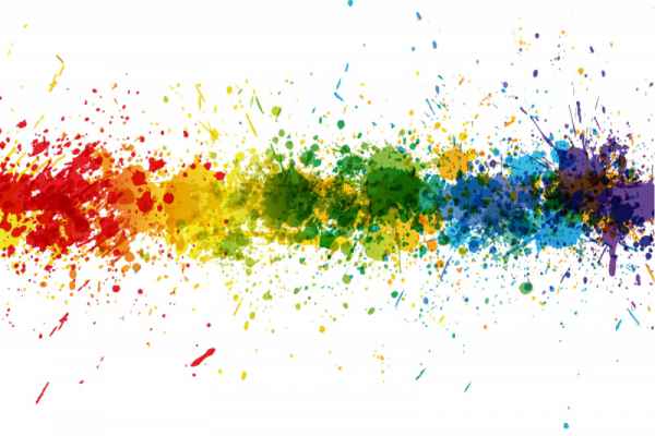 Carta da parati Spruzzo Colori