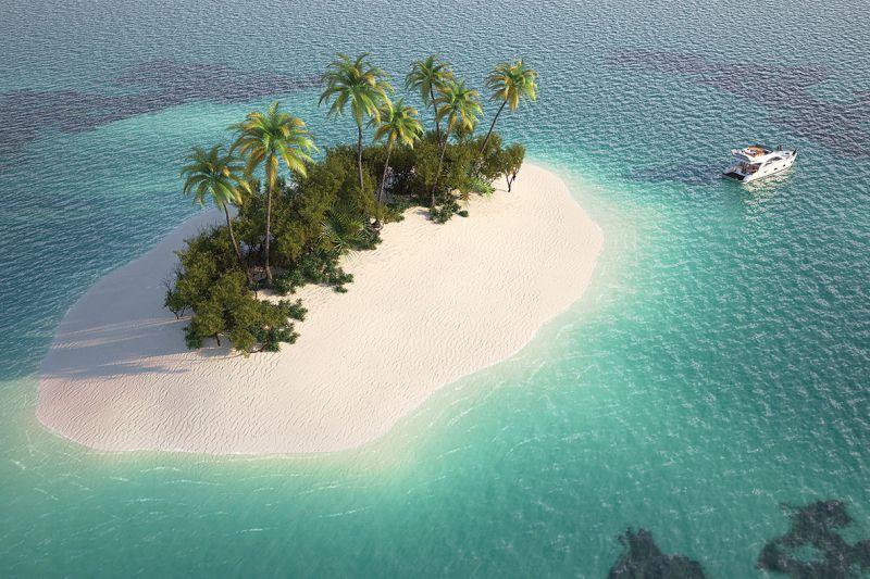 Carta da parati Isola del paradiso