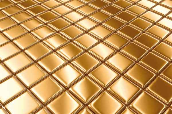 Carta da parati Cubi Oro