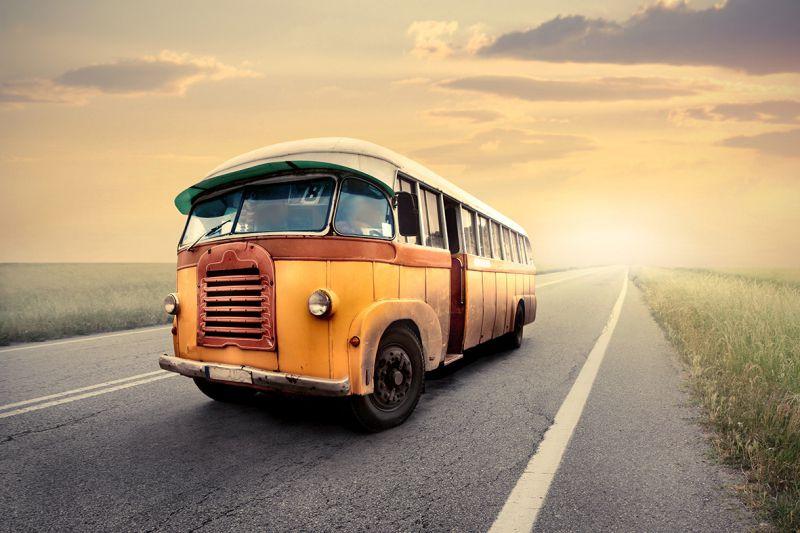 Carta da parati Bus vintage