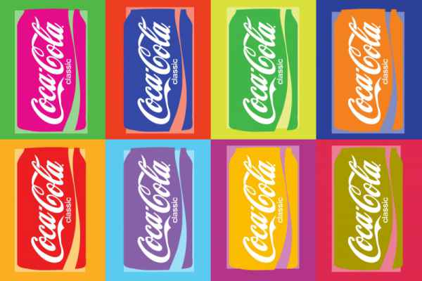 Carta da parati Coca Cola