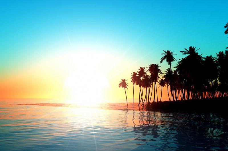 Carta da parati Tramonto abbagliante