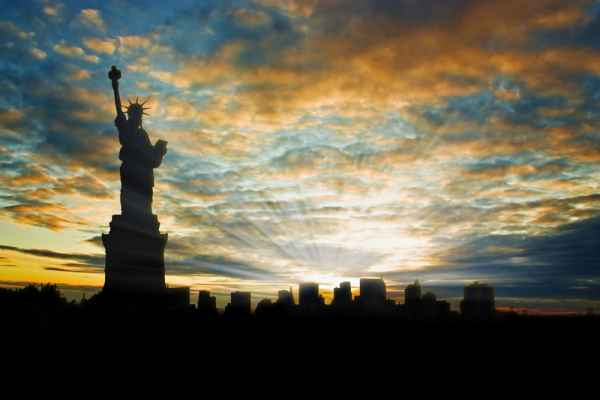 Carta da parati Tramonto a New York